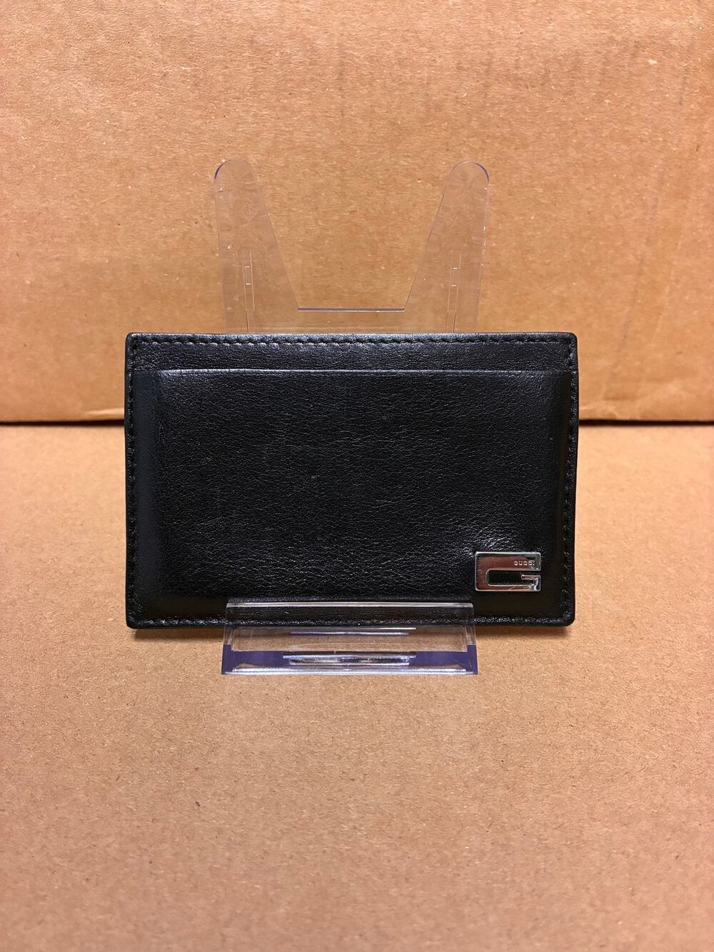Gucci Vintage Black Leather Wallet – G Hardware